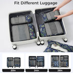 BAGAIL 4 Set/6 Set/8 Set Compression Packing Cubes Travel Accessories - Image 6