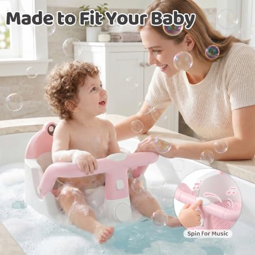 Baby Bath Seat for Babies 6 Months & up, Non-Slip Infant Bathtub Seat - Image 4