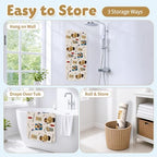 Teddy Island Bath Mat for Tub Non Slip Kids Bathtub Mat 40x16 Baby Bath Mat - Image 6