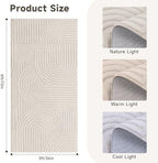 Pauwer 3x6 Area Rugs for Living Room, Modern Non Slip Washable Rug - Image 2