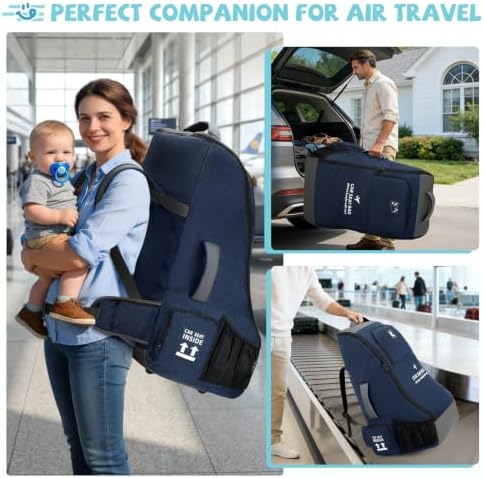 RAINSMORE Padded Car Seat Travel Bag - Image 3