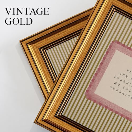 Vintage Gold Framed Nursery Canvas Wall Art You Are My Sunshine Art Prints - Image 6
