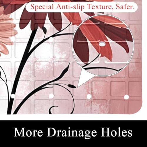 Baby Bath Mat Non Slip 26.8"x15.1" Bathtub Mat - Image 2