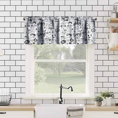 Valance Kitchen Curtains for Kitchen, 1 Panel - Image 4