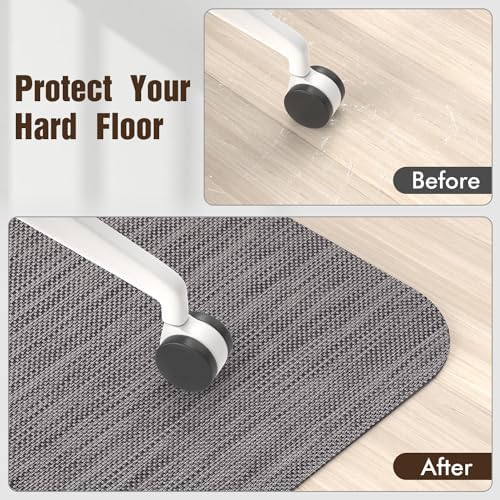 Blvornl Office Chair Mat for Hardwood Floor, Computer Chair Mat - Image 6