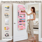 2 Pcs Over The Door Organizer Large Capacity Hanging Storage Room Organizer - Image 6