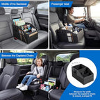 WHHMK Sturdy Leather Car Storage Support Up to 33 LB, Carbon Fiber Texture - Image 5