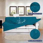 PureFit Waterproof Loveseat Couch Cover Slipcovers - Image 3