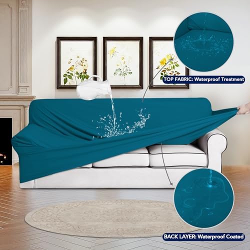 PureFit Waterproof Couch Cover Slipcovers - Image 3