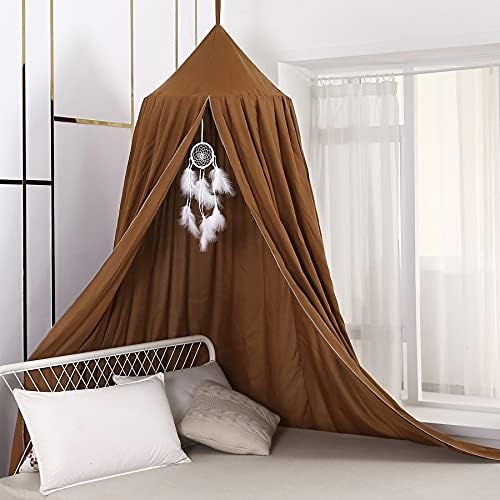 Mengersi Bed Canopy Play Tent for Kids, Round Dome Kids Mosquito Net Indoor by Mengersi