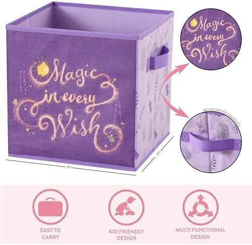 Disney Wish Set of Two Spacious Collapsible Storage Cubes - Image 4