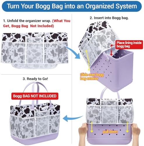 Nyton Organizer Insert for Original Large Bogg Bag Cover Beach Liner for XL - Image 2
