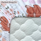 4 Pack Pack and Play Fitted Sheets 26” x 38”, Compatible - Image 4