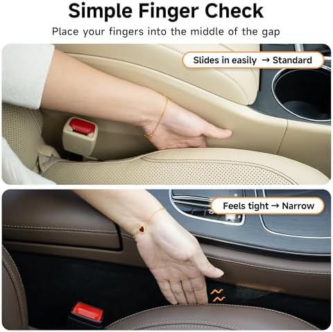 Givifive Car Seat Gap Filler Organizer 2Pack Soft Foam 3IN1 Multifunctional - Image 5