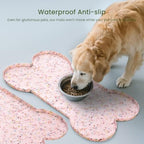 PWTAA Dog Food Mat Anti-Slip Silicone Dog Bowl Mat Thicker Pet Placemat - Image 3