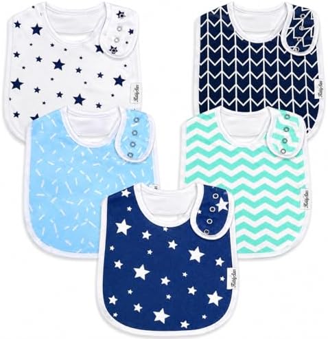 KiddyStar Premium Organic Cotton Bibs by KiddyStar%C2%AE