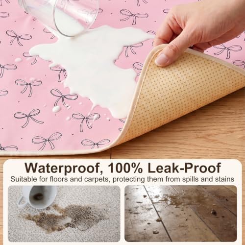 Basumee Splat Mat for Under High Chair, Waterproof & Mess-Proof Floor Mat - Image 2