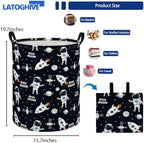 Baby Laundry Hamper kids laundry Basket Waterproof Laundry Bag - Image 2