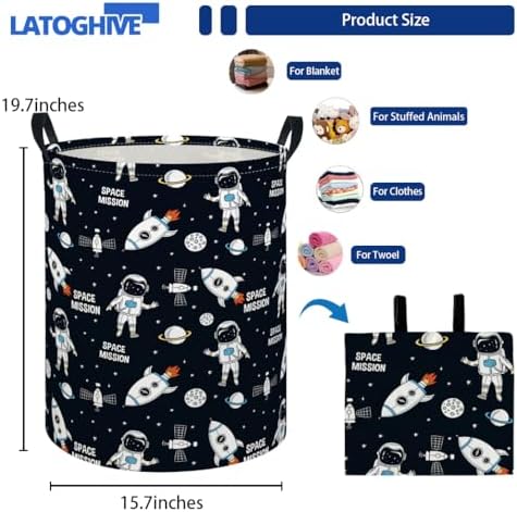 Baby Laundry Hamper kids laundry Basket Waterproof Laundry Bag - Image 2