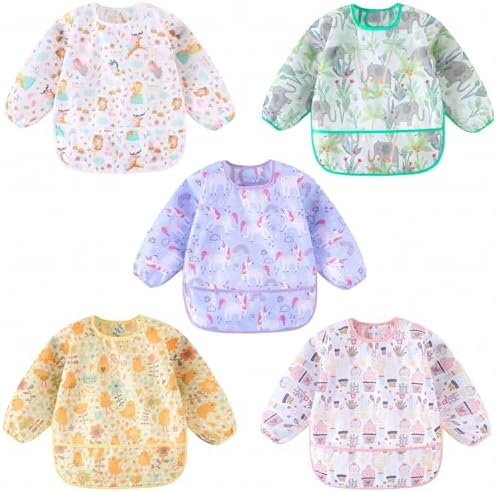 Long Sleeved Bibs, Lightweight Waterproof Shirt Bibs by HaimoBurg