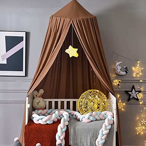 Mengersi Bed Canopy Play Tent for Kids, Round Dome Kids Mosquito Net Indoor - Image 3