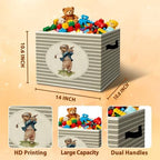 Rustic Bear Golf Storage Bins Boxes - Image 3