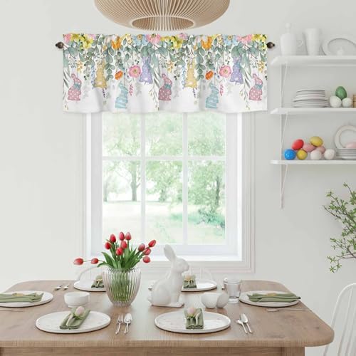 Vandarllin Easter Kitchen Curtains Valances - Image 3