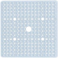 Large Square Shower Mat Bathtub Bath Mat Non Slip Clear 27"x27" by NaolotureHome