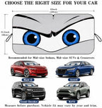 Car Windshield Sun Shade, Universal Fit Midsized Sedan SUV, Cool Gray - Image 5