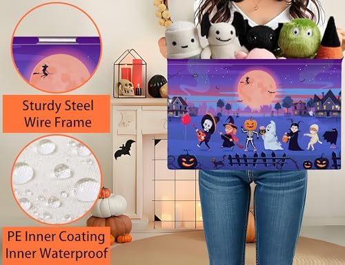 Large Halloween Themed Candy Gift Boo Basket - Image 3