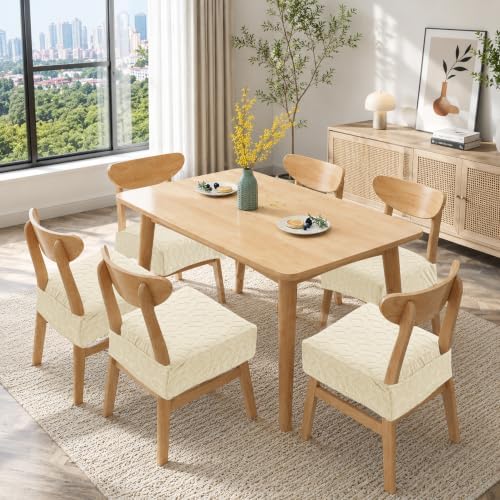 Genina Waterproof Chair Covers Set of 6, Dining Chair Cover - Image 6