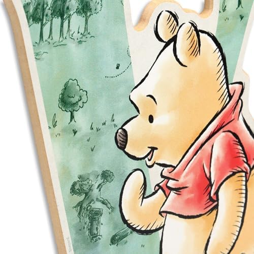 Disney Winnie the Pooh Letter V Wood Wall Decor - Image 4