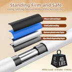 Room Divider No Drilling Curtain Rod Wall Divider - Image 5