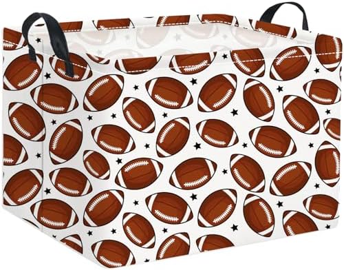 Rectangular Football Basket Kids Baby Storage Basket Cute Kids Toy Storage Bin by TIBAOLOVER