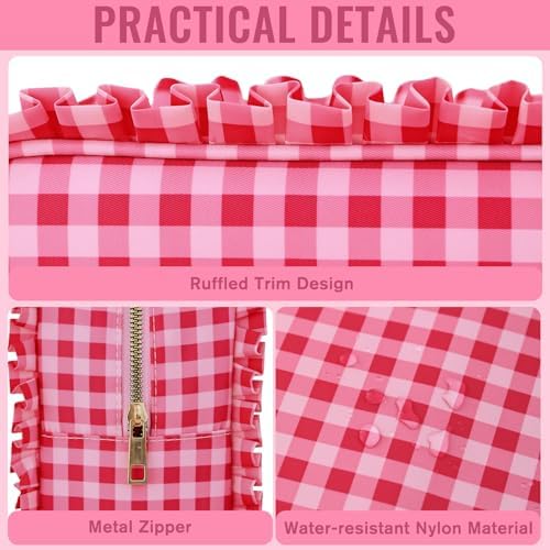 Ruffled Makeup Bag - Image 4