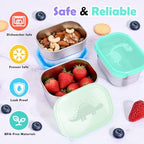 Tanjiae 3×8oz Small Stainless Steel Snack Containers - Image 5