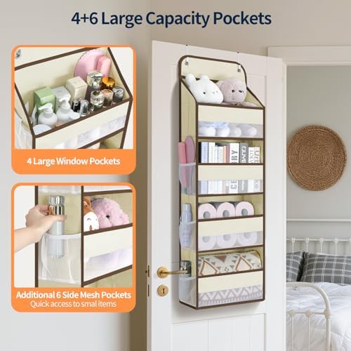 Yecaye Over The Door Organizer, Heavy Duty Hanging Organizers and Storage - Image 2