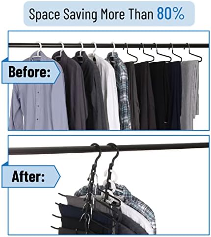 Mr. Pen- Space Saving Hangers for Clothes, Plastic Multi Clothes Hangers Space - Image 6