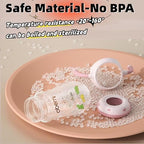 Oberni Baby Bottles, Weighted Straw Toddler Milk Bottles - Image 3