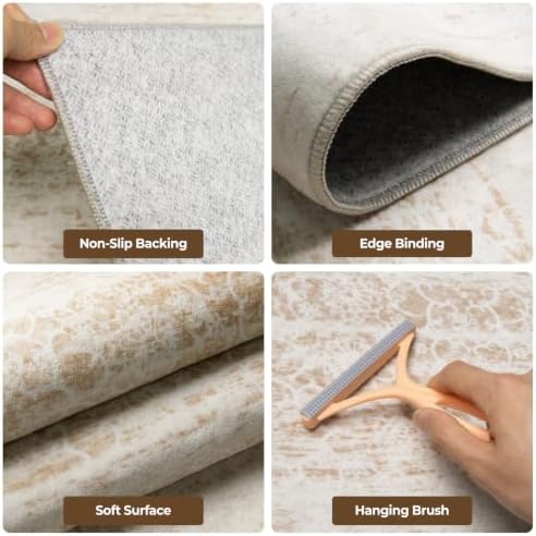 8x10 Washable Area Rug, Soft Area Rugs - Image 3