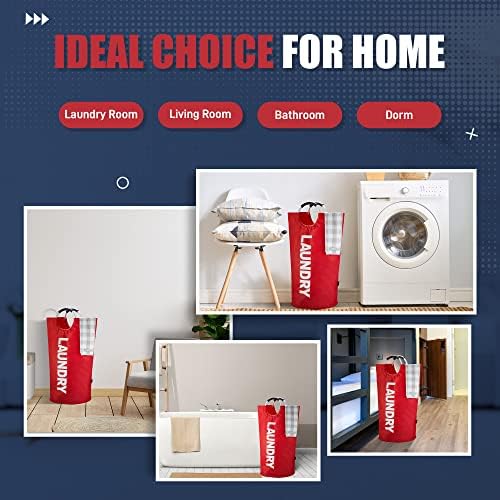 Caroeas 125L Laundry Basket, Large Laundry Hamper, Laundry Bag - Image 5