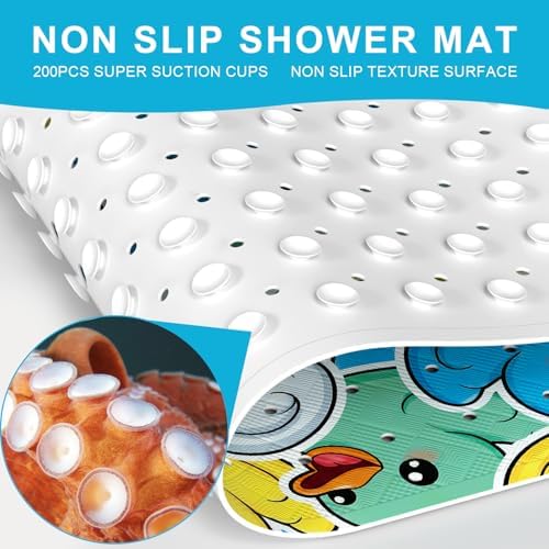 XIYUNTE Bath Mat for Tub Non Slip Bathtub Mat Non Slip 40x16 Baby Bath Mat - Image 3
