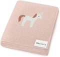 Baby Swaddle Blanket for Girls 100% Cotton Buttery Soft Cozy Receiving Swaddle by BleuLaLa