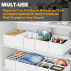 SpaceAid Drawer Organizer Clothes, 12 Pack Dresser Organizer Bins - Image 4