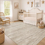 Nakagishi 6X9 Area Rugs Living Room: Washable Large Vintage Rug Neutral - Image 7