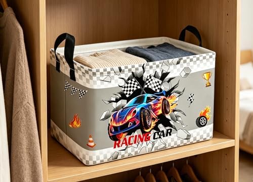 Essme Rectangular Kids Baskets, Car Storage Box, Cute Basket - Image 6