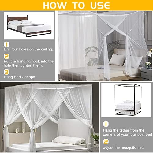 Bed Canopy Curtains Mosquito Net Bed Canopy - Image 6