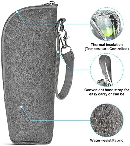 Accmor Baby Bottle Cooler Tote Bags, Insulated Breastmilk Cooler Bag, Nursing - Image 4