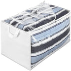 Whitmor Zippered Jumbo Storage Bag, Extra Large 34 Gallon, Breathable Non-Woven by Whitmor