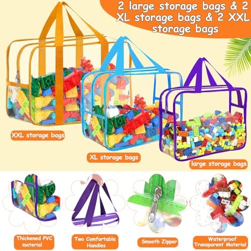 6 Colors Large, XXL Toy Storage Bags - Image 3